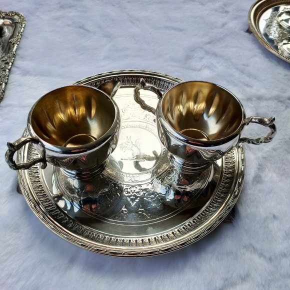 Old English Silver Set Reproduction - Picture 8 of 10